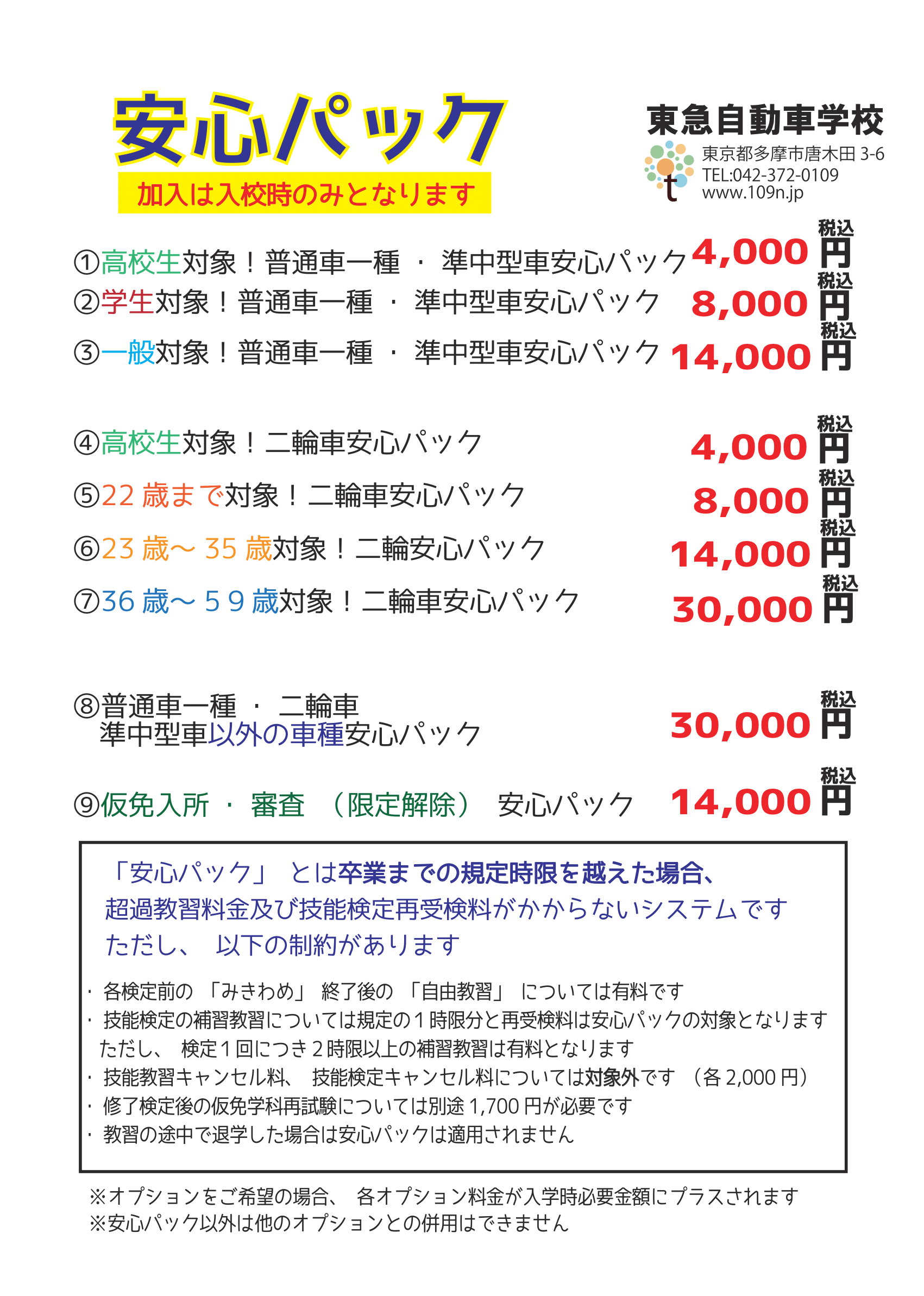 安心パック